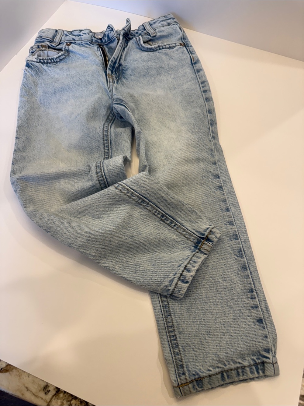 Zara Girls Light Wash Denim Jeans 6 - So Cute